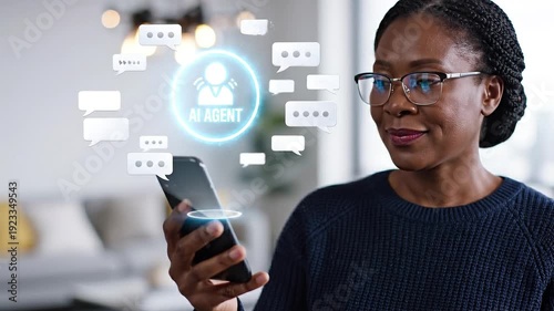 Online support Chatbot conversation. Virtual assistant, artificial intelligence Bot and CRM software automation technology. Chatgpt Chat with AI.Customer person using chat service to get support. 