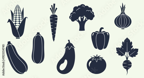 Collection of fresh vegetables including corn, carrots, broccoli, and more.