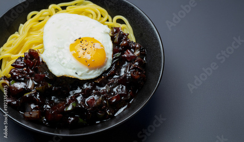 jajangmyeon, black bean sauce noodles