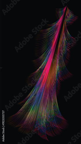 abstract colorful background with stars