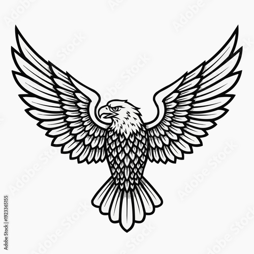 vector illustration of a bird