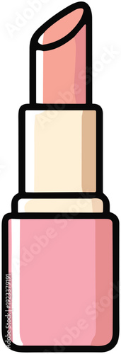 Makeup Powder Compact with Cosmetic Brush – Black and White Line Art Beauty Icon, Face Powder Case Illustration, Makeup Tool Vector for Cosmetics, Beauty Salon, Fashion and Skincare Design