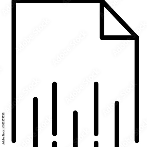 Document icon. document paper icon.