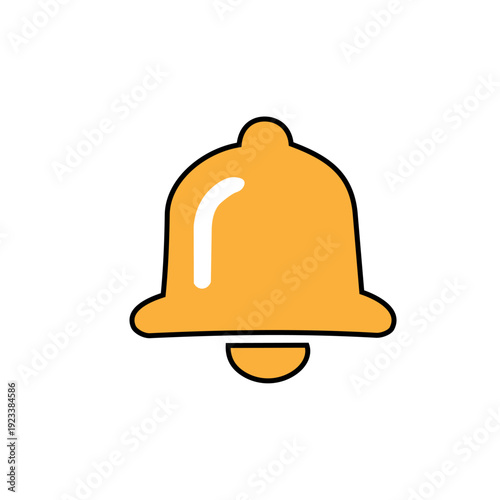Notification Bell Icon (Yellow)
黄色の通知ベルアイコン