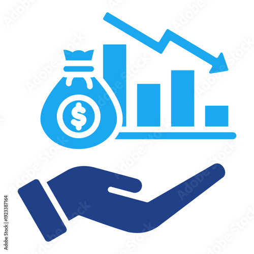 Decrease Income Icon