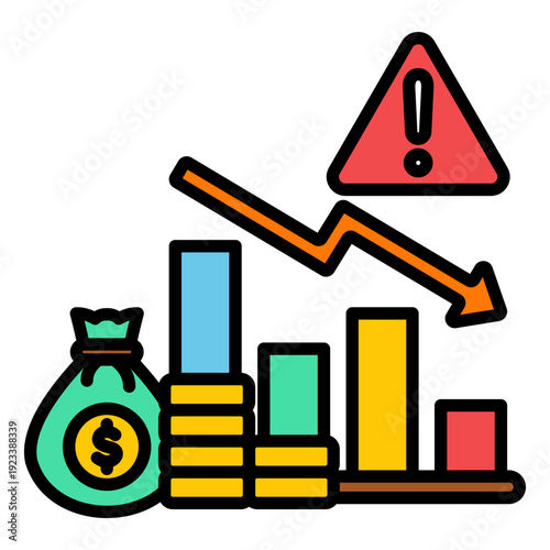 Financial Crisis Icon