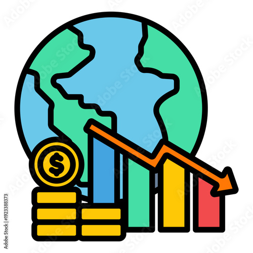 Currency Crisis Icon