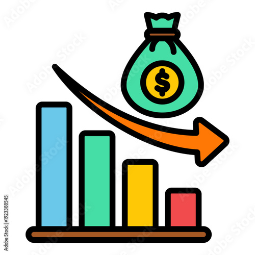 Economic Downturn Icon