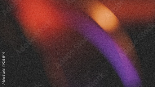image dark background poster banner design, of a grainy noise glowing color wave dark purple