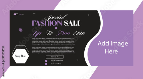 Fashion sale new year sale Design Vactor Templates 