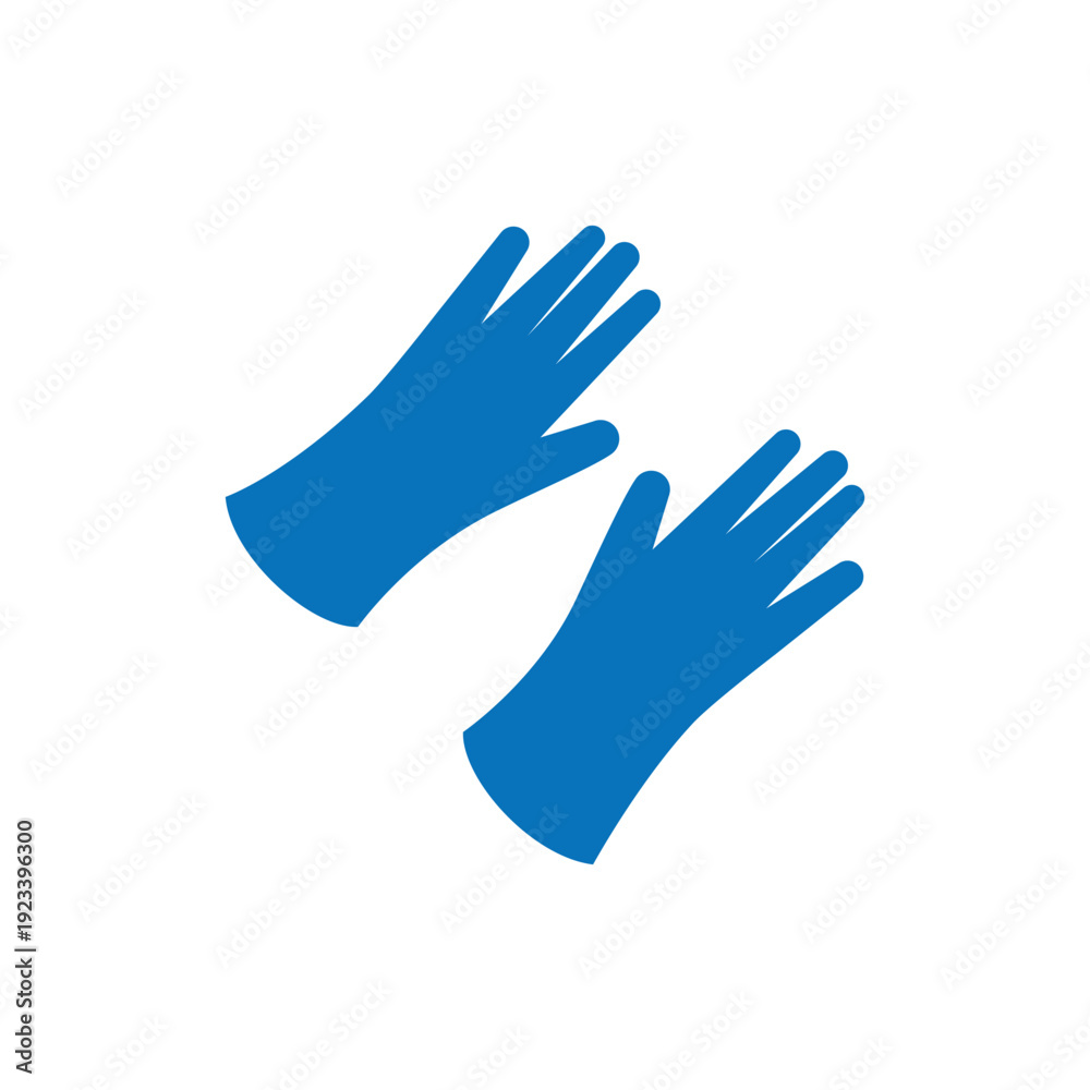 Fototapeta premium safety gloves icon