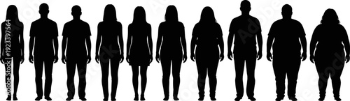 Black cat silhouettes vector illustration collection, domestic feline pets in various poses, walking sitting and standing animal icons, decorative kitten art.