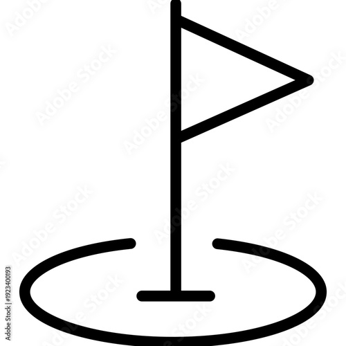 map location pin icons. icon commonly used to represent a golf hole or a map location marker. 