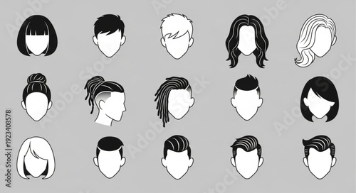 Collection of Diverse Hairstyles For Men and Women.