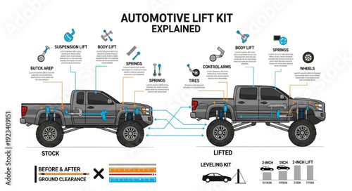 Automotive Lift Kit Parts Diagram.
