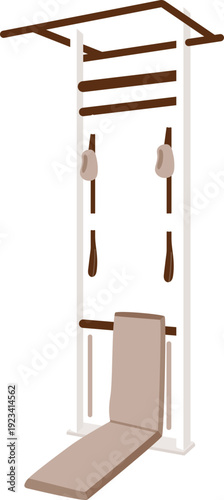 Pilates Guillotine Tower Vector
