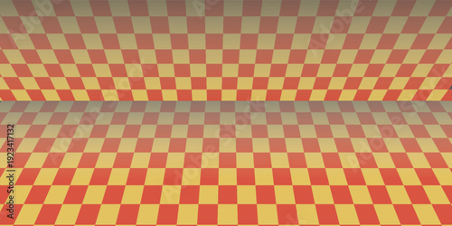 chess board pattern gold and red. seamless geometric pattern with triangles, red diamond checkerboard repeat pattern, replete image, design for fabric printing