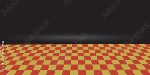 chess board pattern gold and red. seamless geometric pattern with triangles, red diamond checkerboard repeat pattern, replete image, design for fabric printing
