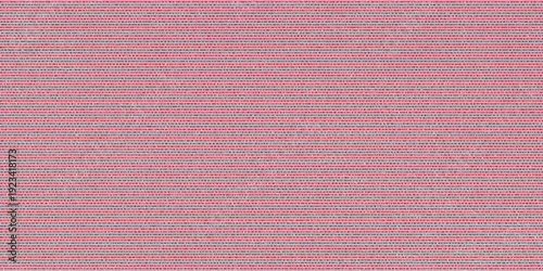 Seamless pink cotton fabric textile with a rough vintage pattern on a soft canvas surface provides a textured backdrop for art and design