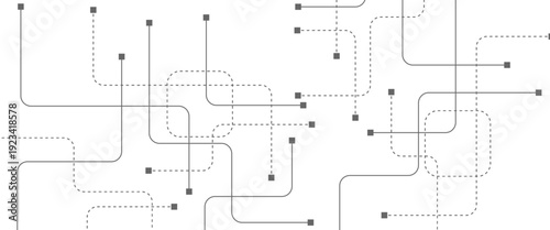 Abstract background with technology circuit board texture. Modern electronic motherboard texture. Creative idea for internet technology. Tech concept for header, web banner, website, presentation.