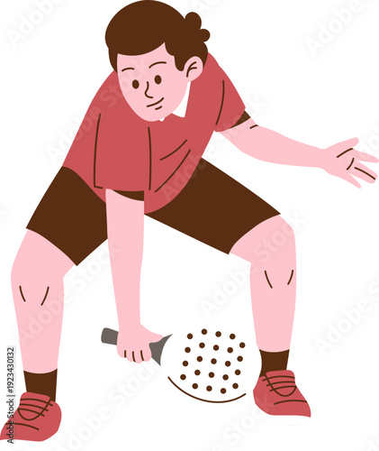 Padel Forehand Attack Vector