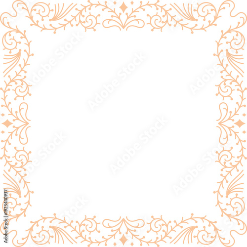 Elegant Decorative Frame Illustration