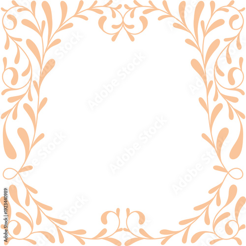 Nature Decorative Frame Illustration
