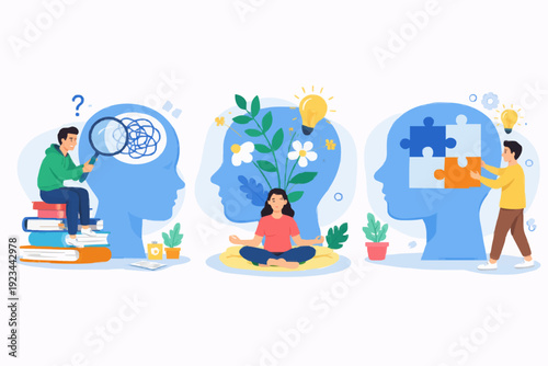 Human Minds and Ideas Concept