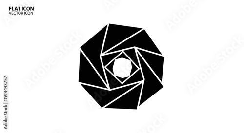 Camera shutter icon graphic design.