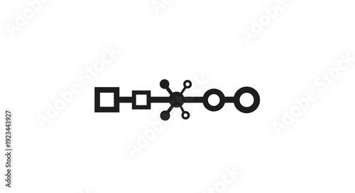 Molecular structure chemical bond model.
