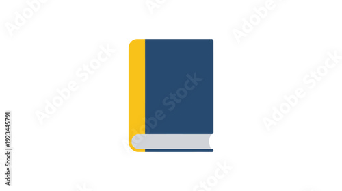 Free Download Book d flat vector isolated white background - GFXLoad