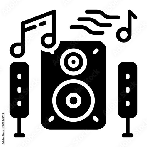 Phone icon, glyph icon style