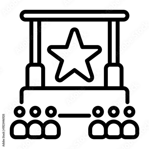 Search icon, line icon style