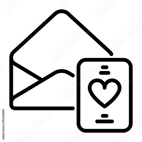 User icon, line icon style