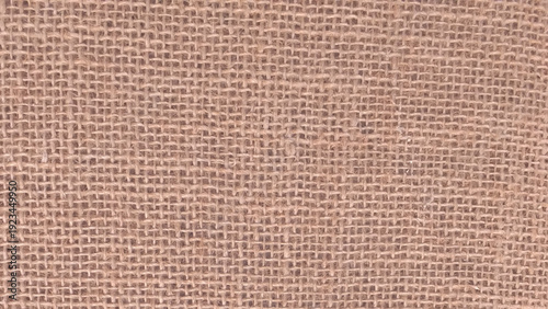 Brown sackcloth texture or background and empty space. Jute burlap canvas texture. Background for text and picture.