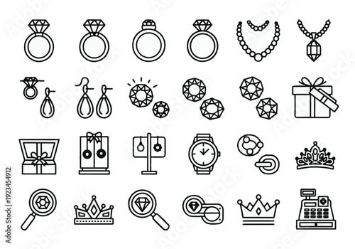 Luxury jewelry diamond rings necklaces earrings crowns and watches