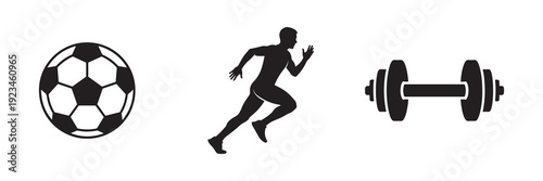Fitness and sports icons