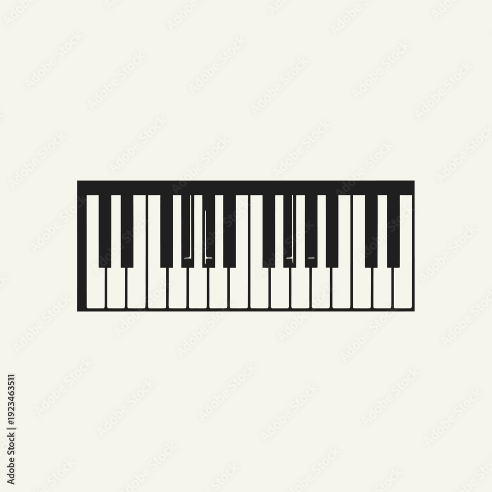 Fototapeta premium Close up of piano keyboard keys.