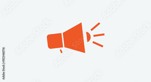 Megaphone Icon for Communication and Announcement.