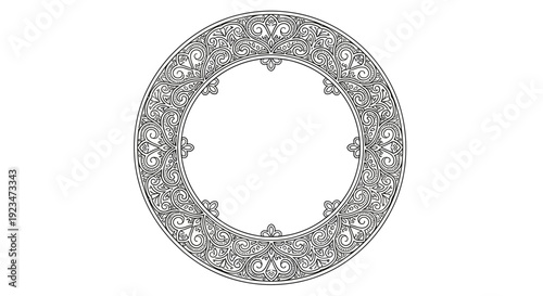 Diamond encrusted circular jewelry piece closeup.