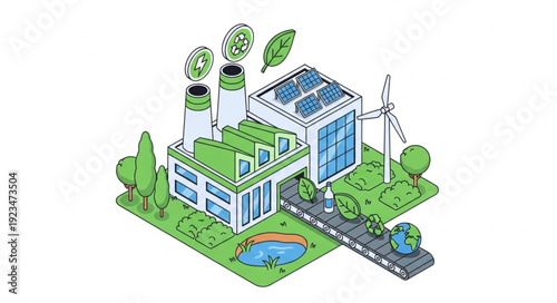 Sustainable Eco Friendly Modern House.