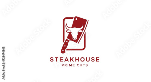 Steakhouse Prime Cuts Logo Design.