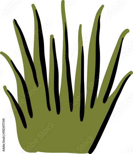 Grass Illustration, Nature Design