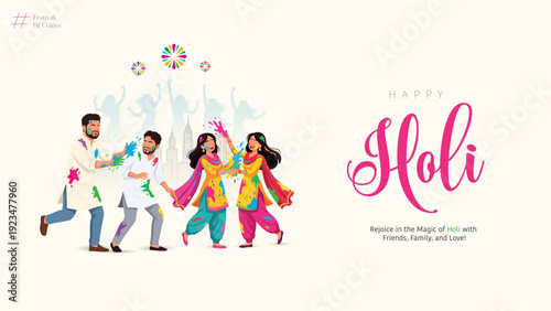 Creative Holi Celebration Designs for Education, Technology & Healthcare Sectors – Ideal for Social Media, Web Banners, Print Campaigns, Stories, and Status Posts

