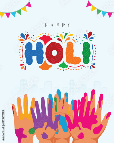 Creative Holi Celebration Designs for Education, Technology & Healthcare Sectors – Ideal for Social Media, Web Banners, Print Campaigns, Stories, and Status Posts
