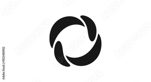 Camera shutter icon graphic symbol.