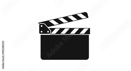 Clapper board for film production.