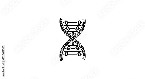 DNA Double Helix Structure Model.
