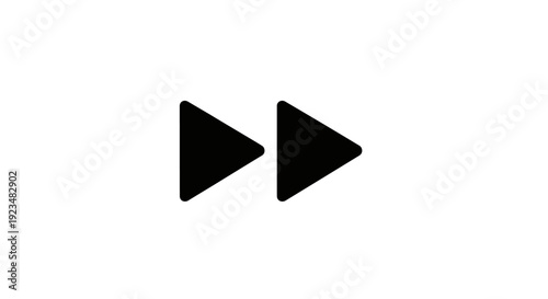 Black play button icons.