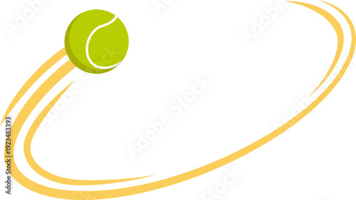 Padel Ball Motion Clipart